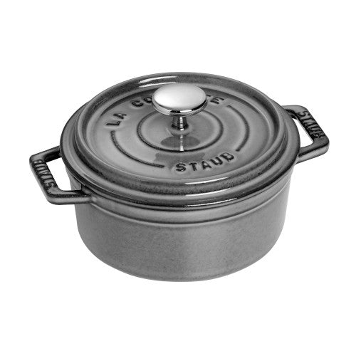 STAUB Cast Iron 0.5-qt Round Cocotte
