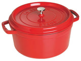 STAUB Cast Iron 7-qt Round Cocotte