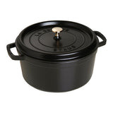 STAUB Cast Iron 7-qt Round Cocotte