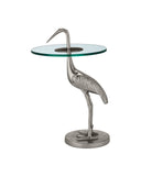 Crane Silver Accent Table