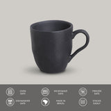 ORGANIC MUG Ø 9.23 oz. MATTE BLACK