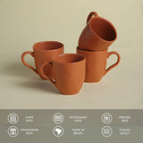 ORGANIC MUG Ø 9.23 oz. TERRACOTTA