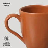 ORGANIC MUG Ø 9.23 oz. TERRACOTTA
