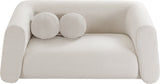 Abbington Chic Boucle Fabric Loveseat - Contemporary Style with Comfort and Elegance for Your Home
