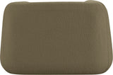 Abbington Contemporary Boucle Fabric Chair with Ball Pillow – Elevate Your Living Space Style!