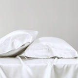 Luxury Satin 6-Piece Sheet Set, White