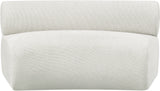 Bale Modular Chair - Luxurious Cream Chenille Upholstery for Stylish Comfort and Relaxation