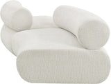 Bale Modular Sofa: Elegant Cream Chenille Comfort with Unique Texture for Stylish Living Spaces