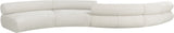 Bale Modular Sofa - Luxurious Cream Chenille Upholstery with Unique Cross-Hatched Design for Comfort