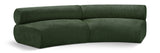 Bale Modular Sofa: Luxurious Cream Chenille Upholstery with Chic Cross-Hatched Design for Comfort