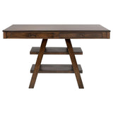 Dewey 5-Piece Rectangular Dining Table Set Walnut