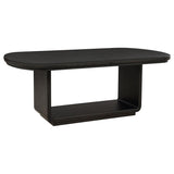 Leandro 78-inch Extension Dining Room Table - Burnished Black