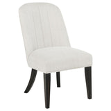 Leandro Upholstered Dining Side Chair - Cream (Set of 2)