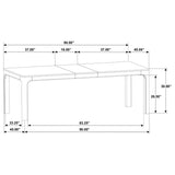 Solano 90-inch Extension Dining Table - Weathered Mango