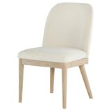 Solano Upholstered Dining Side - Chair Beige (Set of 2)