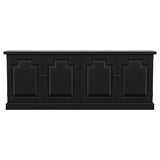 Florence 4-door Dining Sideboard Buffet Distressed Black