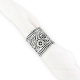 Concho Pattern Napkin Rings Set of 4