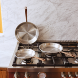 MADE IN Stainless Clad Frying Pan Set
