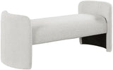 Peyton Contemporary Bench with Rounded Arms for Stylish Seating in Bedroom or Entryway Décor