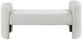 Peyton Contemporary Bench with Rounded Arms for Stylish Seating in Bedroom or Entryway Décor