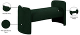Peyton Contemporary Bench with Rounded Arms for Stylish Seating in Bedroom or Entryway Décor
