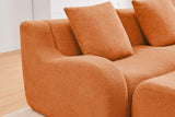 ROMA 82.7" Loveseat with 1 Ottoman
