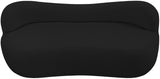 Flair Contemporary Bench with Curved Back - Elegant Seating Solution for Modern Home Decor