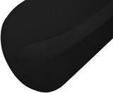 Flair Contemporary Bench with Curved Back - Elegant Seating Solution for Modern Home Decor