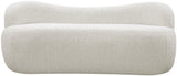 Flair Contemporary Bench with Curved Back - Elegant Seating Solution for Modern Home Decor