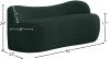 Flair Contemporary Bench with Curved Back - Elegant Seating Solution for Modern Home Decor