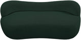 Flair Contemporary Bench with Curved Back - Elegant Seating Solution for Modern Home Decor