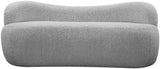 Flair Contemporary Bench with Curved Back - Elegant Seating Solution for Modern Home Decor