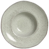 DEEP RIM PLATE STONEWARE Ø 11.02x2.56" PISTACHE