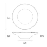 DEEP RIM PLATE STONEWARE Ø 11.02x2.56" METALLICA