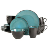 Gibson Elite Soho Lounge Round 16-Piece Reactive Stoneware Dinnerware Set