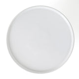 Martha Stewart Patterson 10" x 5.1" White Round Stoneware Cake Stand