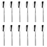 BergHOFF Essentials 12Pc Stainless Steel Coffee Spoon Set, Pure, 5.5"