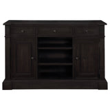 Phelps 2-door Sideboard Buffet Cabinet Distressed Noir
