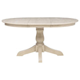 Orrison Oval 62-inch Wood Extension Leaf Dining Table Linen