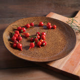 DINNER PLATE ORGANIC STONEWARE Ø 10.43" DIJON