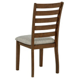 Atwood 5-Piece Rectangular Wood Dining Set Warm Brown