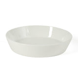 Martha Stewart Selma 6-Piece 41oz 8 Inch Large Pasta Bowls Porcelain Ceramic Chip and Scratch Resistant Shallow Salad Bowl, Serving Bowls, Soup Bowls Set, Dishwasher & Microwave Safe White
