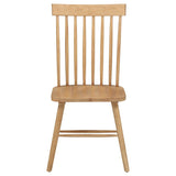 Andrews Windsor Spindle Back Dining Side Chair - Light Ash (Set of 2)