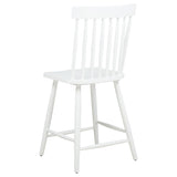 Andrews 5-Piece Round Counter Dining Set Light Ash and White
