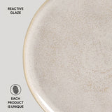 DINNER PLATE BIO STONEWARE Ø 10.83" LATTE