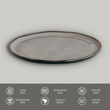 DINNER PLATE BIO STONEWARE Ø 11.42" TOURMALINE
