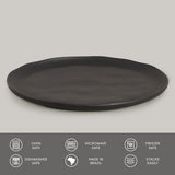 DINNER PLATE BIO STONEWARE Ø 11.42" MATTE BLACK
