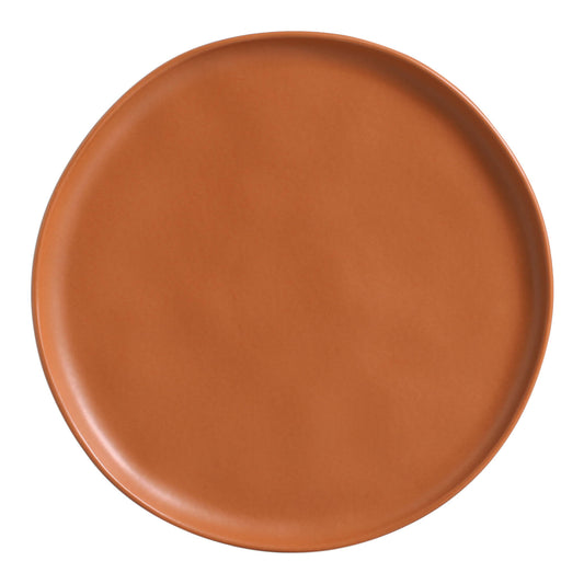DINNER PLATE BIO STONEWARE Ø 10.83" TERRACOTTA