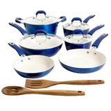 Kenmore Arlington 12-Piece Aluminum Ceramic Cookware Set
