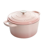 Crock Pot Artisan 7-Quart Round Enameled Cast Iron Dutch Oven